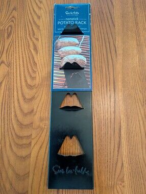 Sur La Table Black Potato Rack For Grilling - NEW